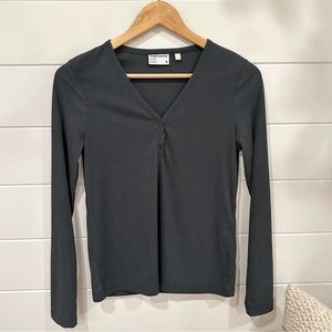 Frank And Oak Fitted Long-Sleeved Henley